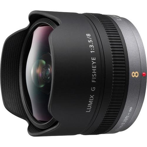 Panasonic Lumix H-f008 Objetivo Lente Micro 3/4